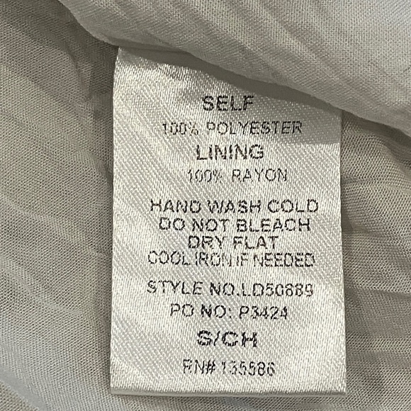 Main Strip women’s small White and Black lined Dress - Picture 3 of 15